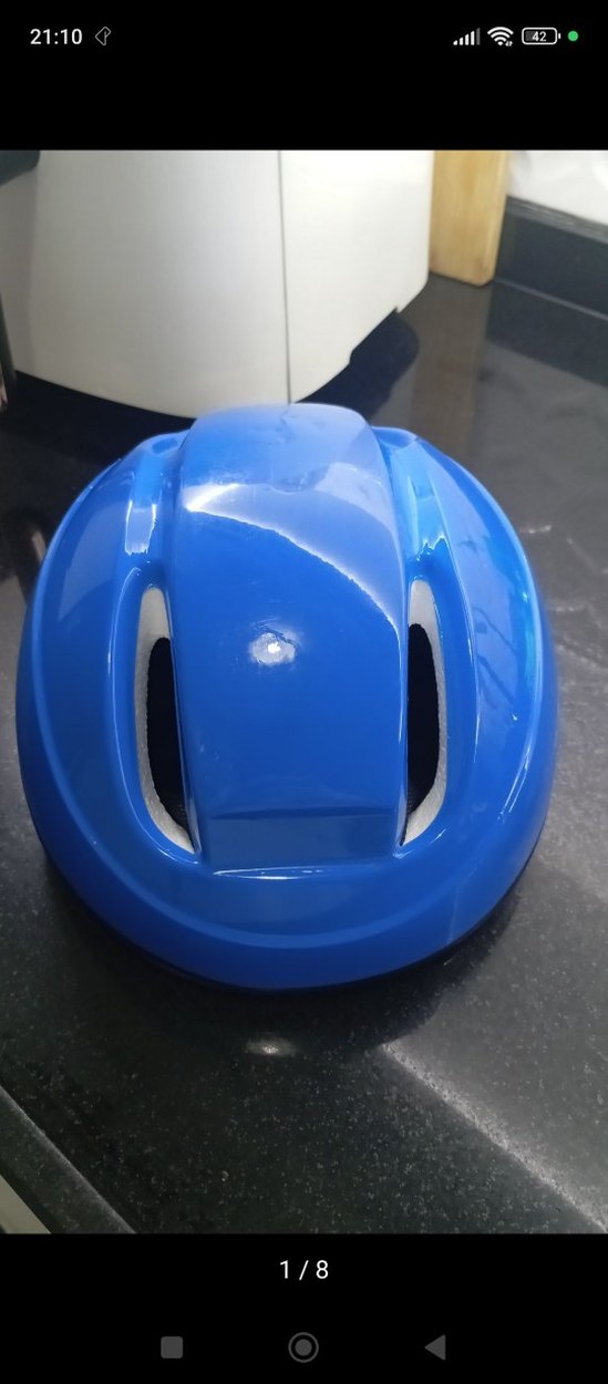 Mavi Çocuk Bisiklet Kaskı - Görsel 2