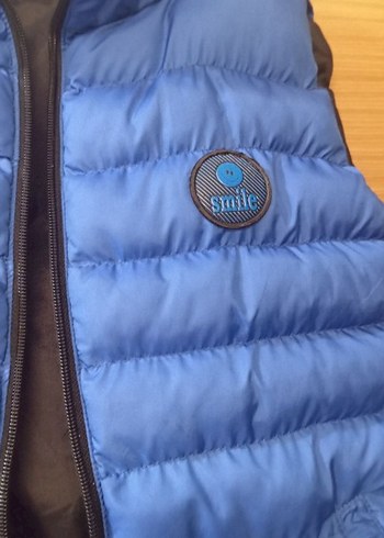 Parlak Mavi Erkek Çocuk Yelek - Görsel 4