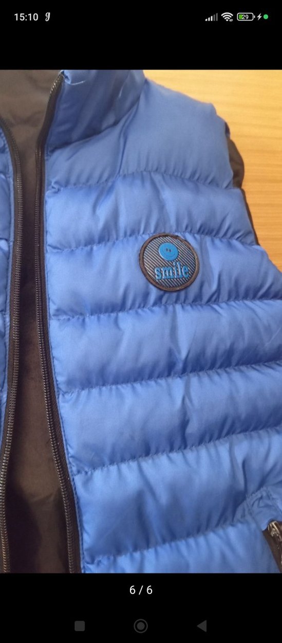 Parlak Mavi Erkek Çocuk Yelek - Görsel 4