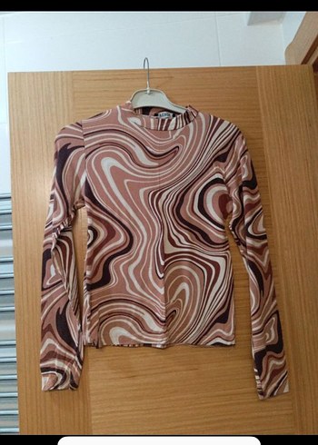 Uzun Kollu Bohem Desenli Bluz - Görsel 4