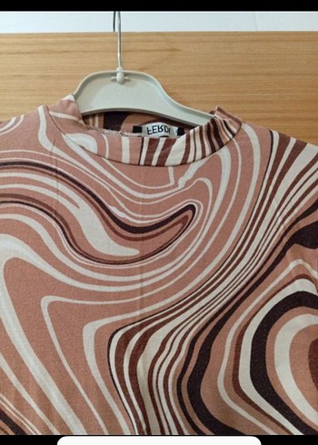 Uzun Kollu Bohem Desenli Bluz - Görsel 2