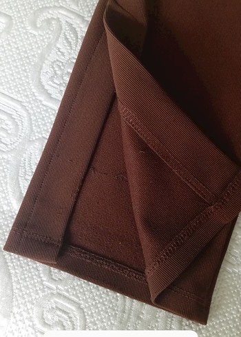 Kahverengi Kadın Midi Kumaş Pantolon - Görsel 3