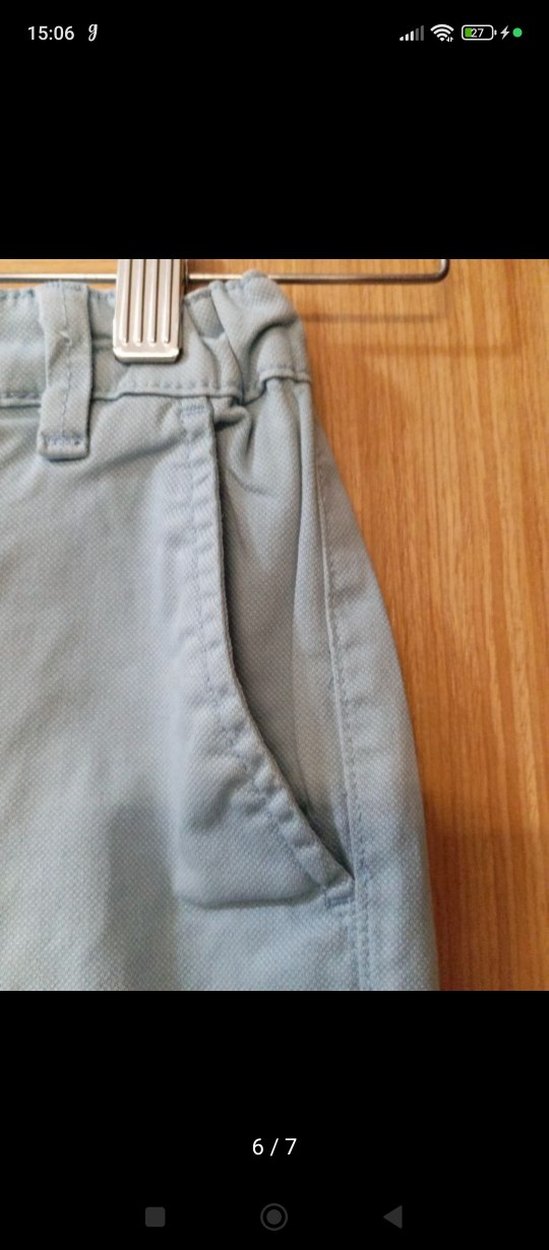 Erkek Bebek Kısa Kollu Denim Şortlu Takım - Görsel 2