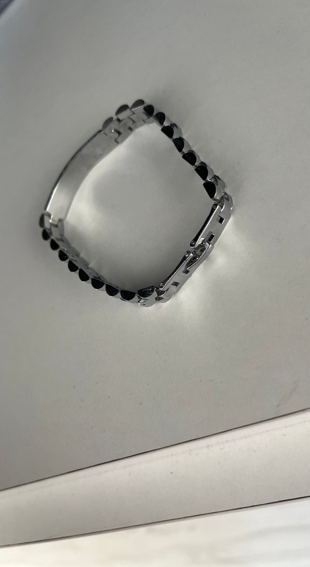 isim yazılabilir erkek çelik bileklik - Görsel 4