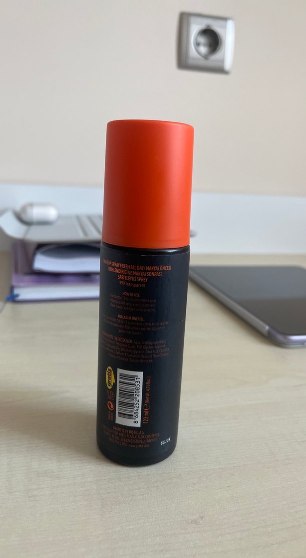 LYKD Turuncu Makyaj Sabitleyici Sprey - Görsel 2