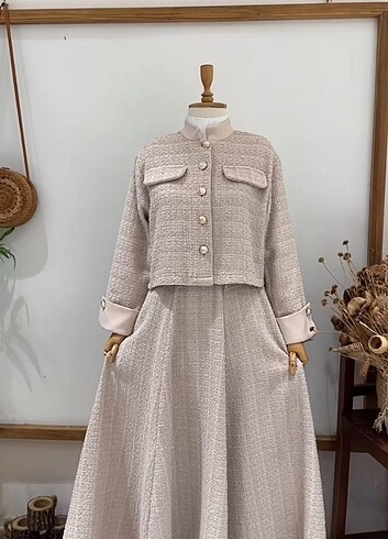 Nevra butik garnili şönil takım
