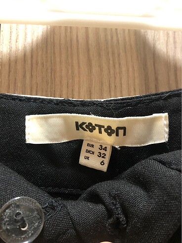 Koton koton siyah şort etek