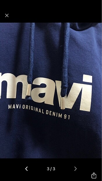 s Beden Mavi Sweatshirt