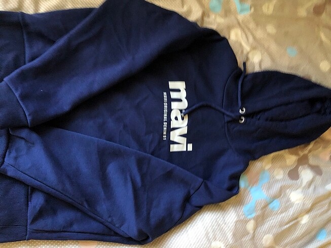 Mavi lacivert sweatshirt