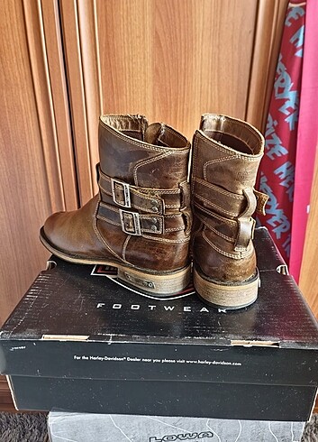 Harley Davidson Patrick Erkek Nubuk Çizme #Kahverengi #Yeşil - Görsel 3