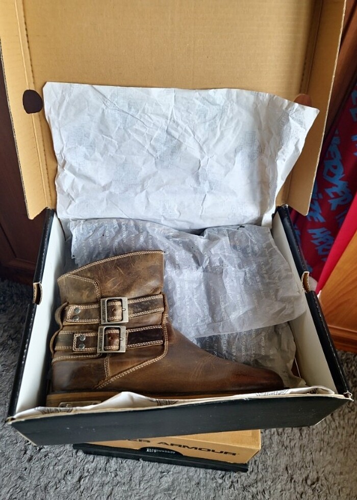 Harley Davidson Patrick Erkek Nubuk Çizme #Kahverengi #Yeşil - Görsel 5