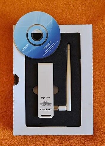 TP-Link TL-WN722N, N150 Mbps Yüksek Kazanımlı Kablosuz USB Adapt - Görsel 4