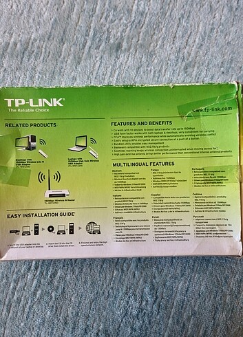 TP-Link TL-WN722N, N150 Mbps Yüksek Kazanımlı Kablosuz USB Adapt - Görsel 6