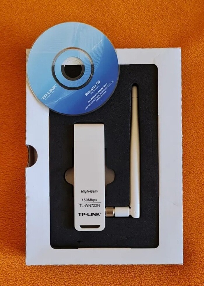 TP-Link TL-WN722N, N150 Mbps Yüksek Kazanımlı Kablosuz USB Adapt - Görsel 4