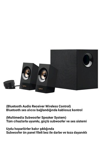 Logitech Z533 2.1 Speaker System 120W - Görsel 8