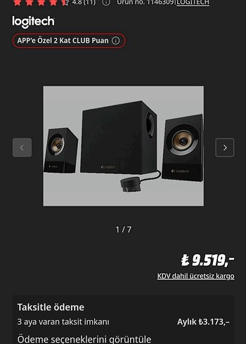 Logitech Z533 2.1 Speaker System 120W - Görsel 10