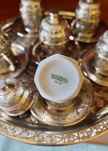 6`lı Bakır Kahve Takımı - Görsel 4