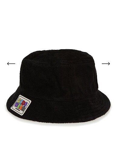  Beden siyah Renk GCDS Bucket Hat