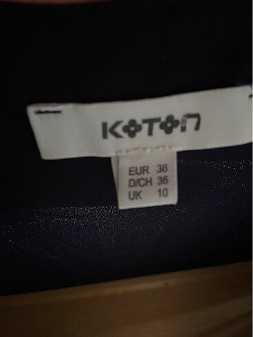 38 Beden Bluz Koton