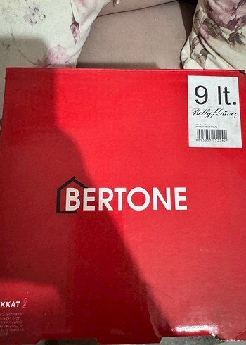  Beden gri Renk Bertone 9 litre çelik düdüklü tencere