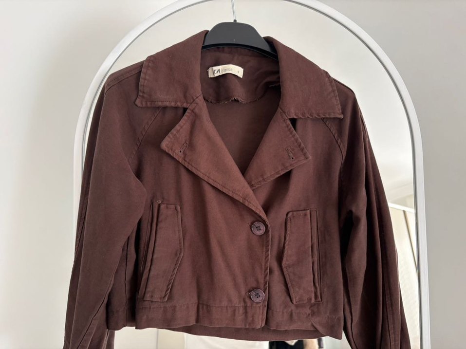 Kısa trençkot - Görsel 4