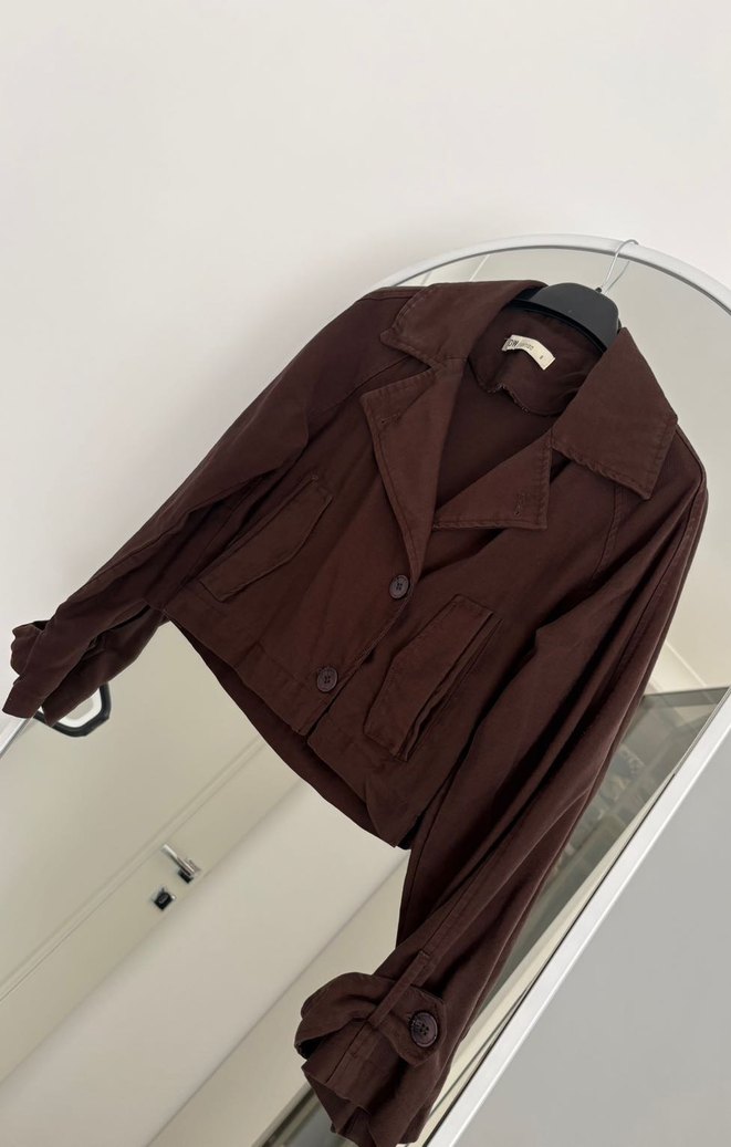 Kısa trençkot - Görsel 2