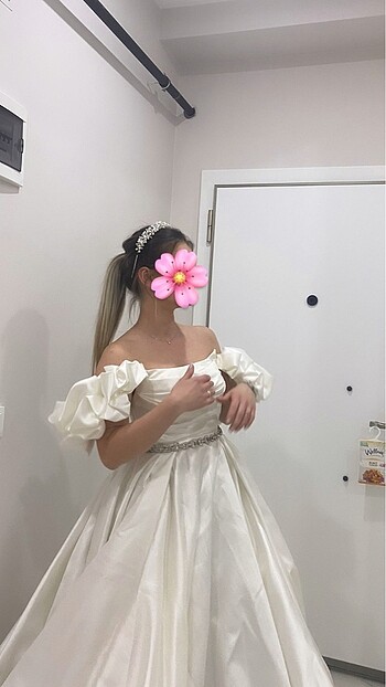 Saten gelinlik - Görsel 3