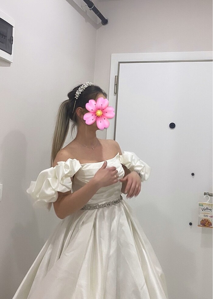 Saten gelinlik - Görsel 3