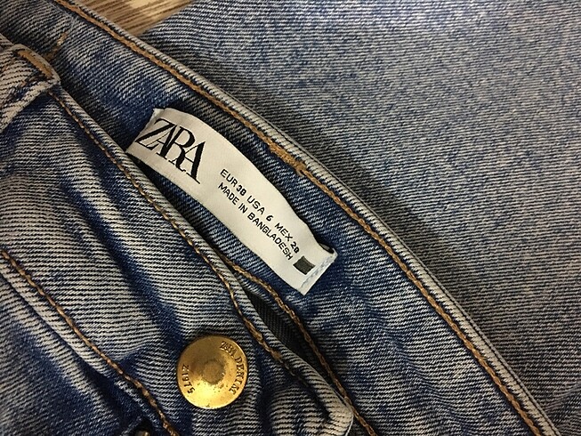 Zara Zara ( Kot ) Jean Pantolon 38/28 Beden