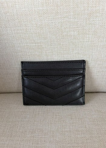 Şık Siyah Mini Cüzdan & Kartlık Seti  Gold Detaylı  Sıfır Ürün - Görsel 5