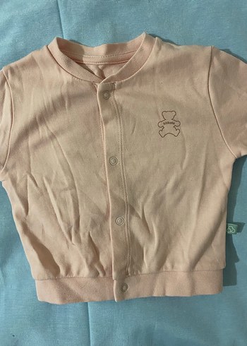 Kız Bebek Düğmeli Hırka - Görsel 2