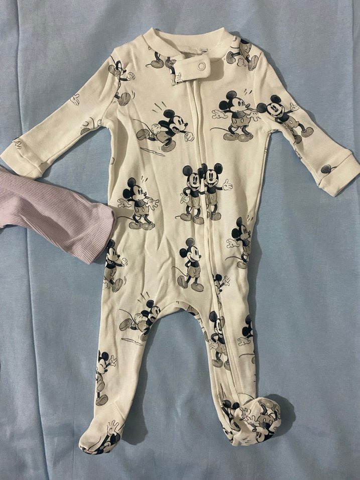 Kız Bebek Pamuklu Fermuarlı Tulum 2 Adet - Görsel 2