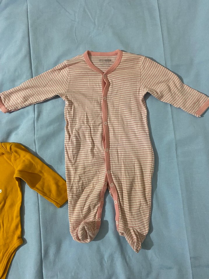 Bebek body ve ayaklı tulum - Görsel 3