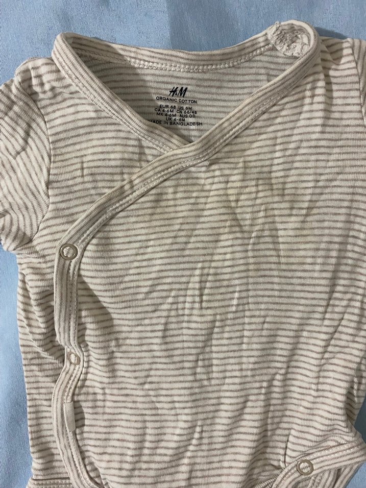 Uzun kollu çıtçıtlı body - Görsel 2