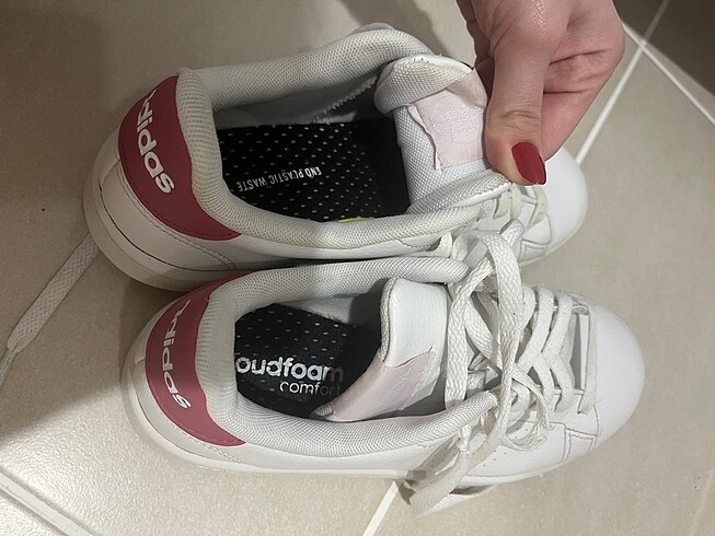38 Beden beyaz Renk Adidas Stan Smith Açık Pembe