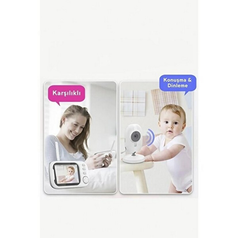 torima abm600 monitörlü smart ip full hd akıllı bebek kamerası - Görsel 4
