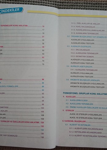  Beden Renk Aydın yayınları organik kimya soru Bankası