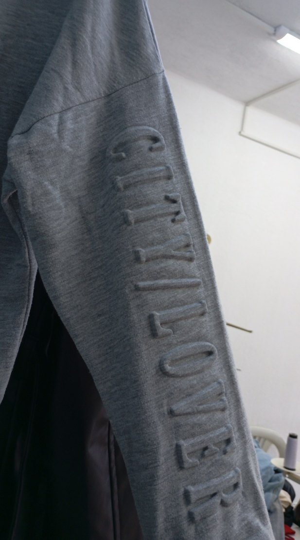 Gri Baskılı Kadın Sweatshirt - Görsel 2