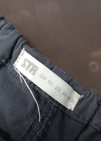 Gri Keten Rahat Kesim Kadın Pantolon - Görsel 3