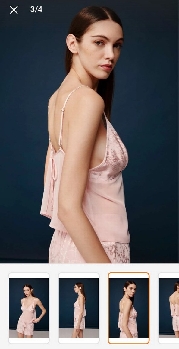 PİERRE CARDİN Bonny Clyde Pembe Kolsuz Kadın Pijama şort Takımı - Görsel 3