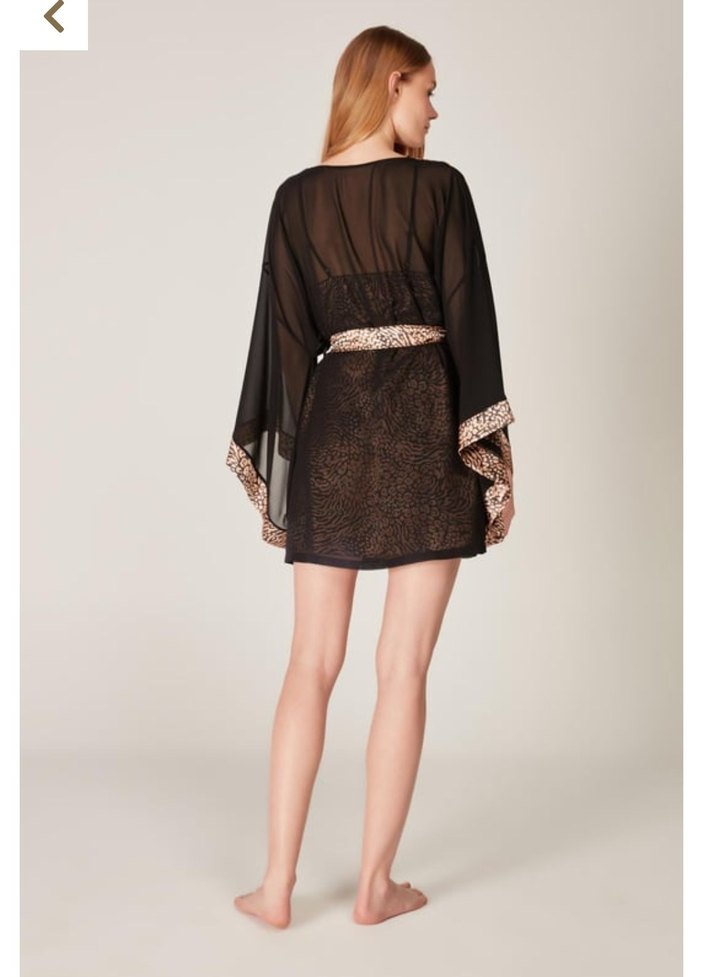 MİSSDORE..  7 parça beden XXL
Leopar Desenli Uzun Kadın Sabahlık - Görsel 3