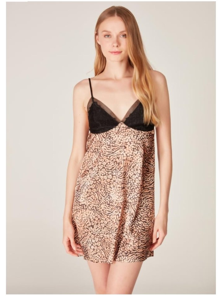 MİSSDORE..  7 parça beden XXL
Leopar Desenli Uzun Kadın Sabahlık - Görsel 4