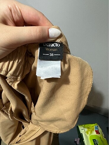 38 Beden camel Renk Palazzo Pantolon