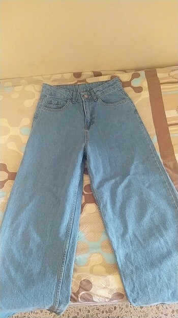 kadın geniş kot pantolon 
