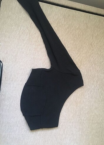m Beden Trendyol crop tek kollu
