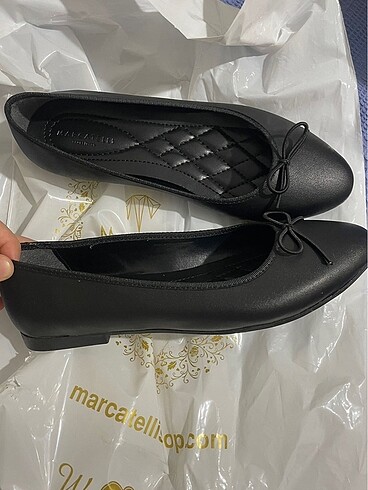 36 Beden Marcatelli Siyah Babet 36