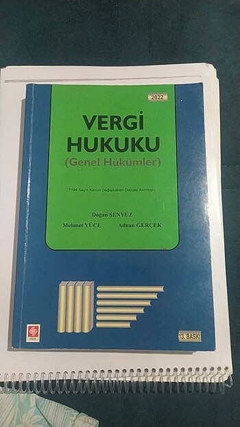  Vergi hukuku doğan Şenyüz Mehmet yüce gerçek 