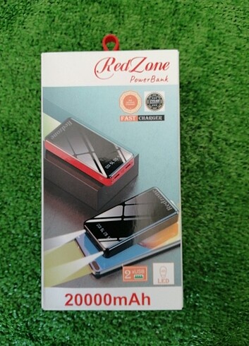 REDZONE POWERBANK 20.000mAh hızlı şarj madlu fenerli