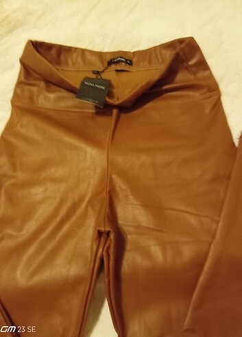 xl Beden DERİ TAYT PANTOLON