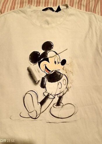 Beden Bej Mickey Mouse Mouse Pad